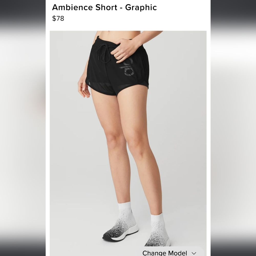 Alo Ambience Short in black